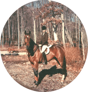 Waiting for the hounds at a check during cubbing season 