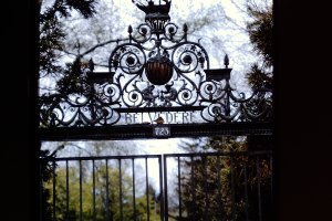 Zeeview (later Belvedere) Estate Gate - front entrance to the habitat of the headless horseman and the haunt of Rip Van Winkle