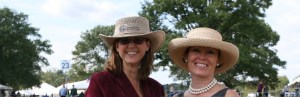Lisa & Gail show off their hats at Morris & Essex 