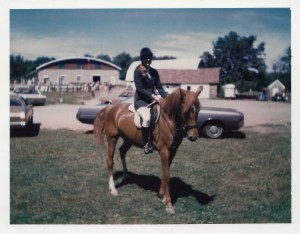 Even Mom showed Ginger at Horse Shows at Sweetbriar Farm 